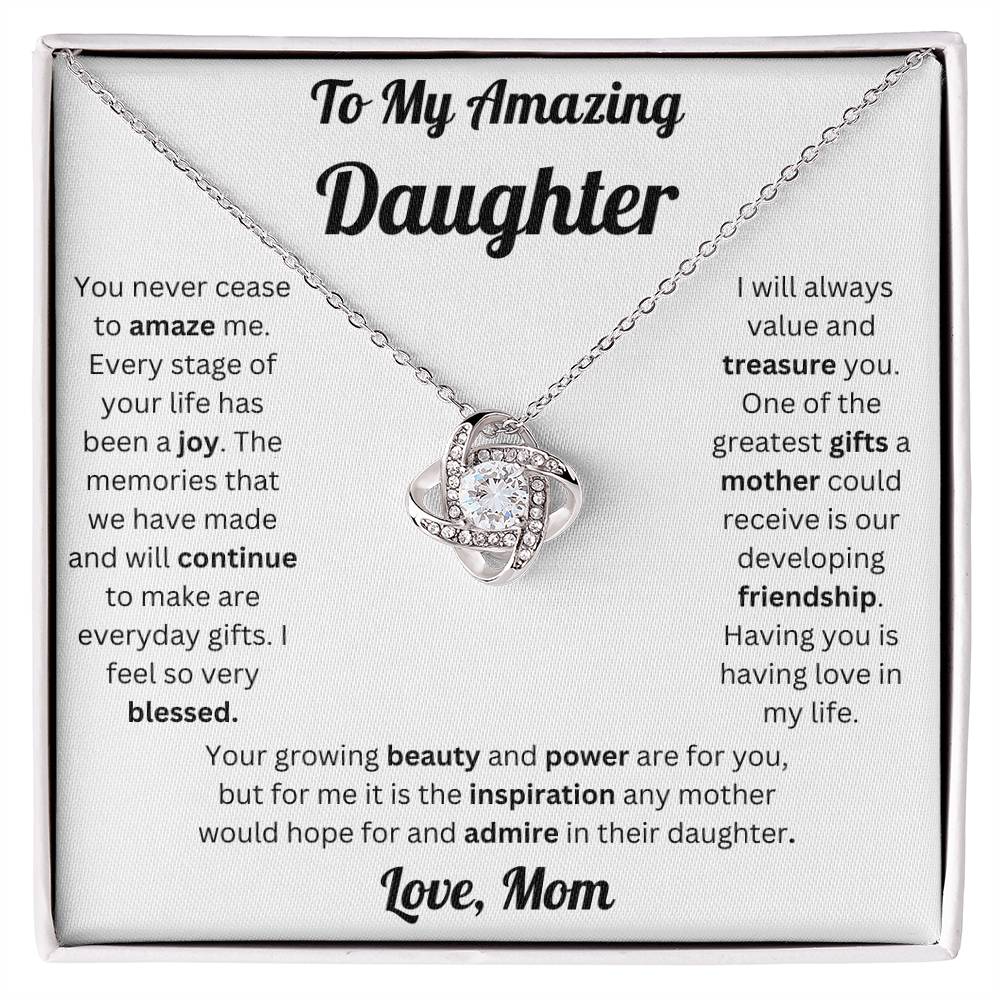 To My Inspiration, My Daughter Love Mom